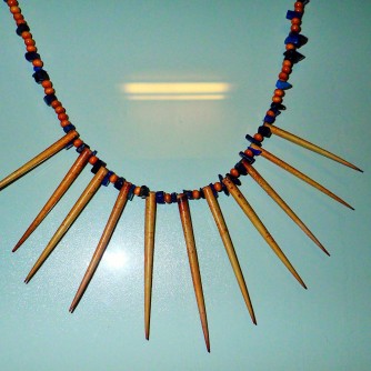 Mesquite thorn necklace