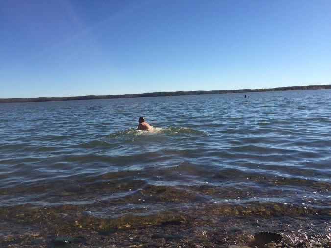 Yet another cold water swimming experience.